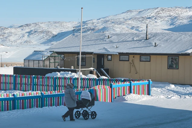 Outside the Day-Care Centre